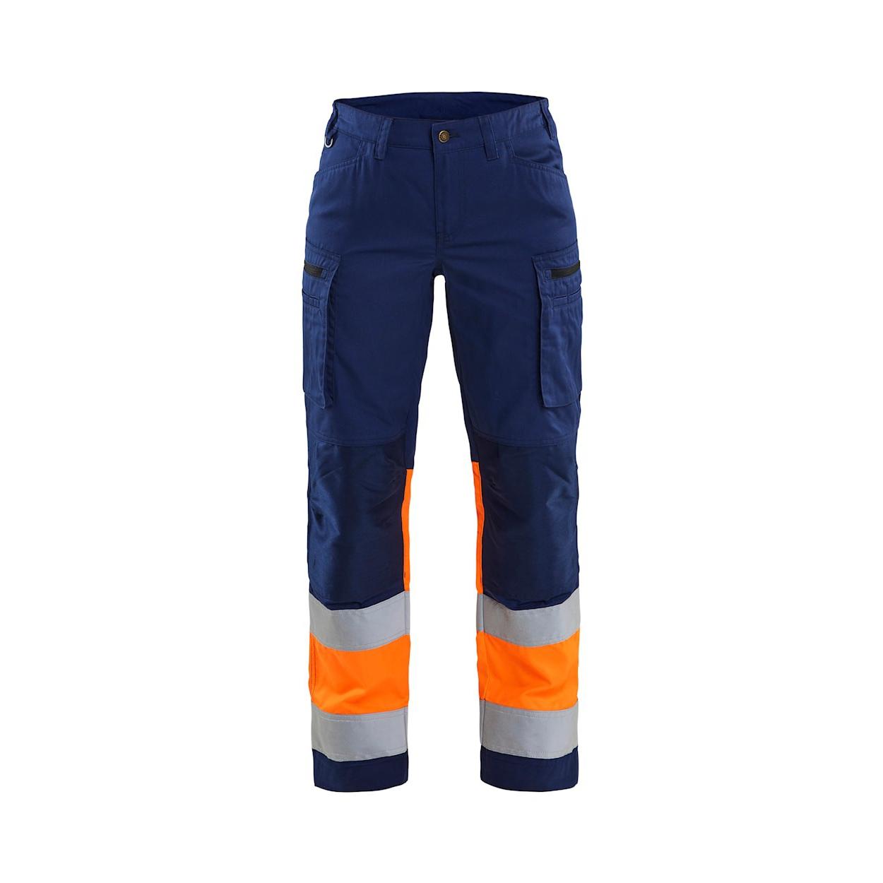 Pantaloni da Lavoro Alta Visibilit� Stretch Multitasche Blaklader Donna 716118118933C42