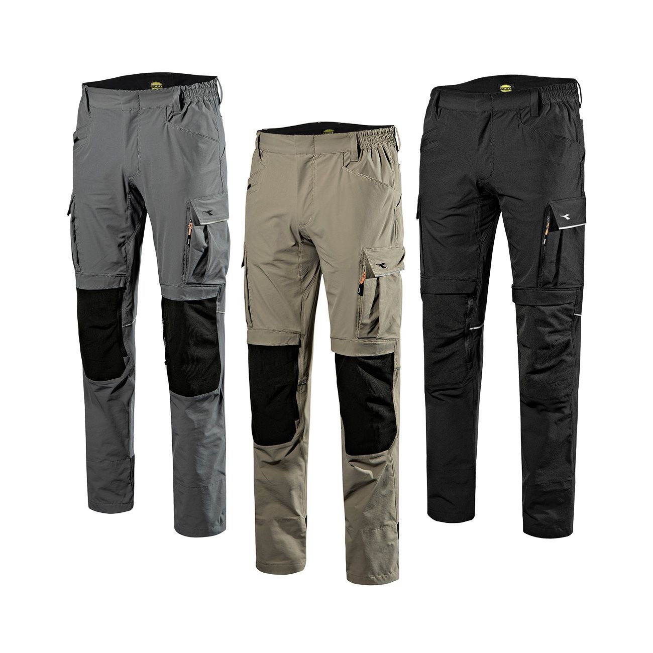 Pantaloni da lavoro Diadora tessuto stretch Tech Performance 702.176200