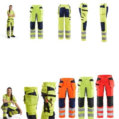 Pantaloni da lavoro Multitasche Alta Visibilt� high Vis Stretch Donna 716318115599C50