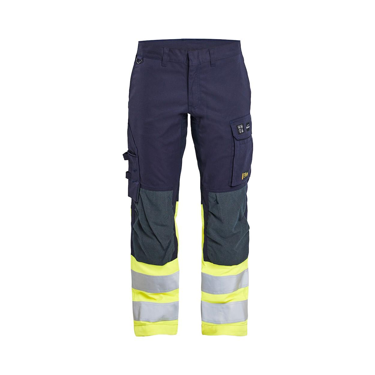 Pantaloni da lavoro Multitasche ignifugo alta visibilit� Blaklader Multinorma Inerenti antistatico Stretch 178715128933C50