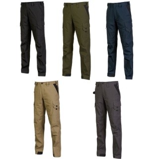 Pantaloni da Lavoro Multitasche Stretch U-Power Fresco WST420
