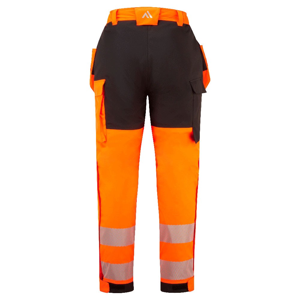 Pantaloni da Lavoro Portwest Alta Visibilit� FR427 Ignifugo Multitasche Anticalore Antistatico Impermeabile