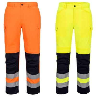 Pantaloni da Lavoro Portwest Alta Visibilit� T143 Stretch Multitasche