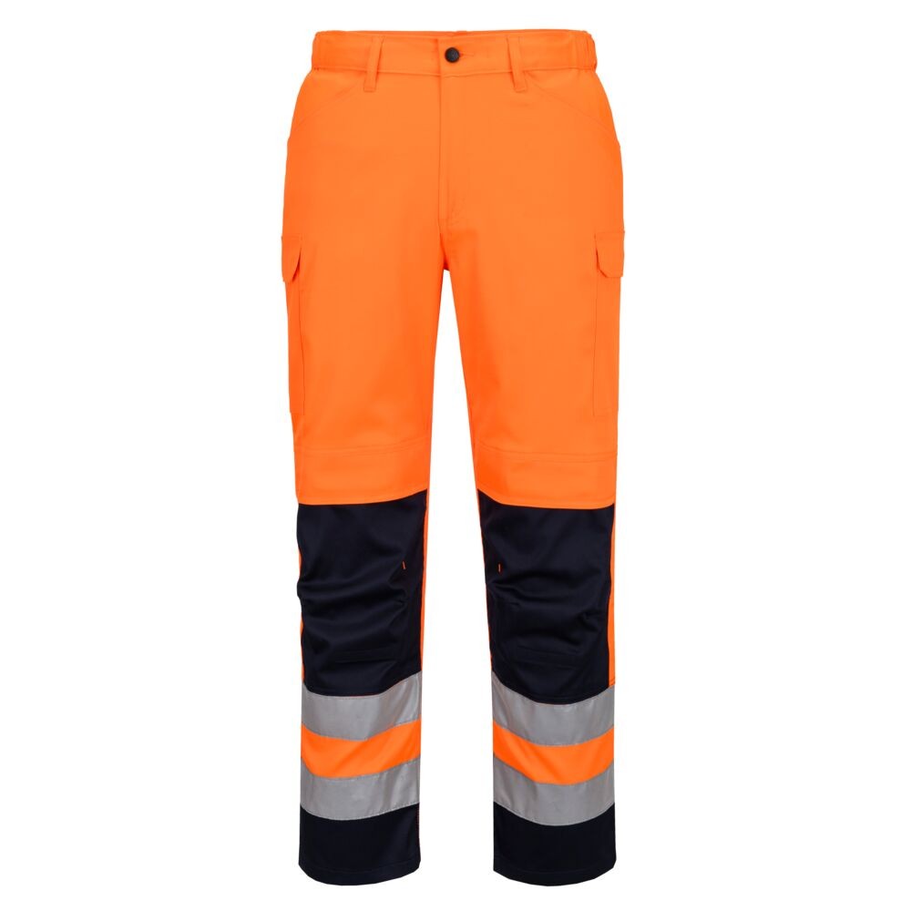 Pantaloni da Lavoro Portwest Alta Visibilit� T143 Stretch Multitasche