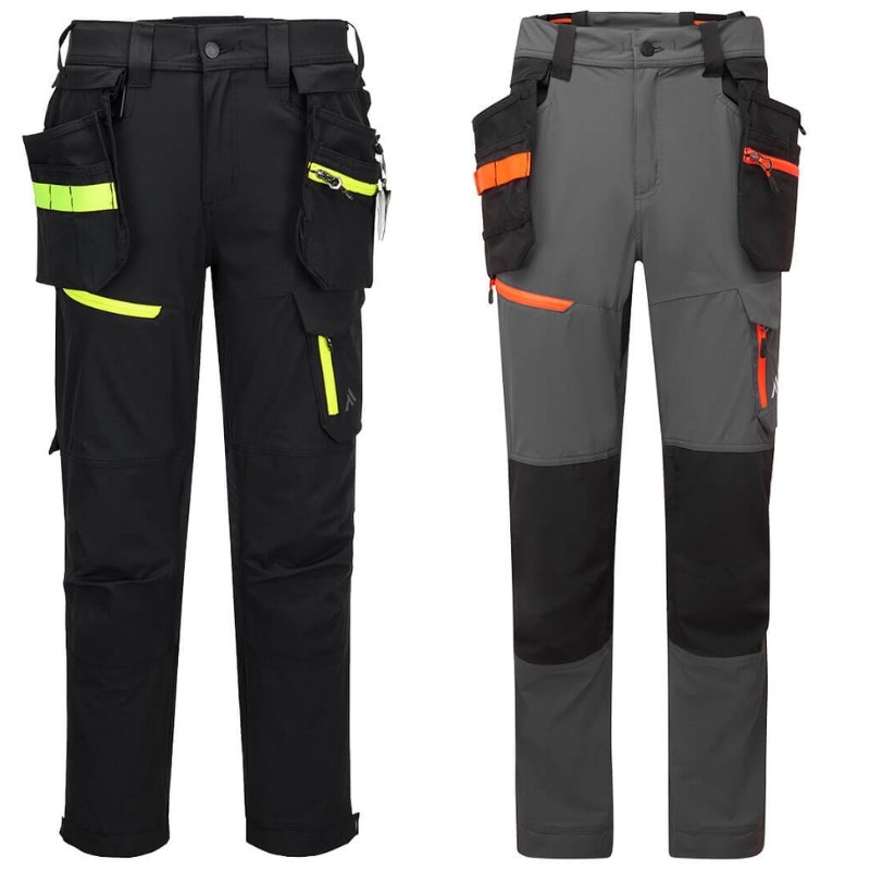 Pantaloni da Lavoro Portwest EV446 Multitasche Stretch con tasche Holster staccabili