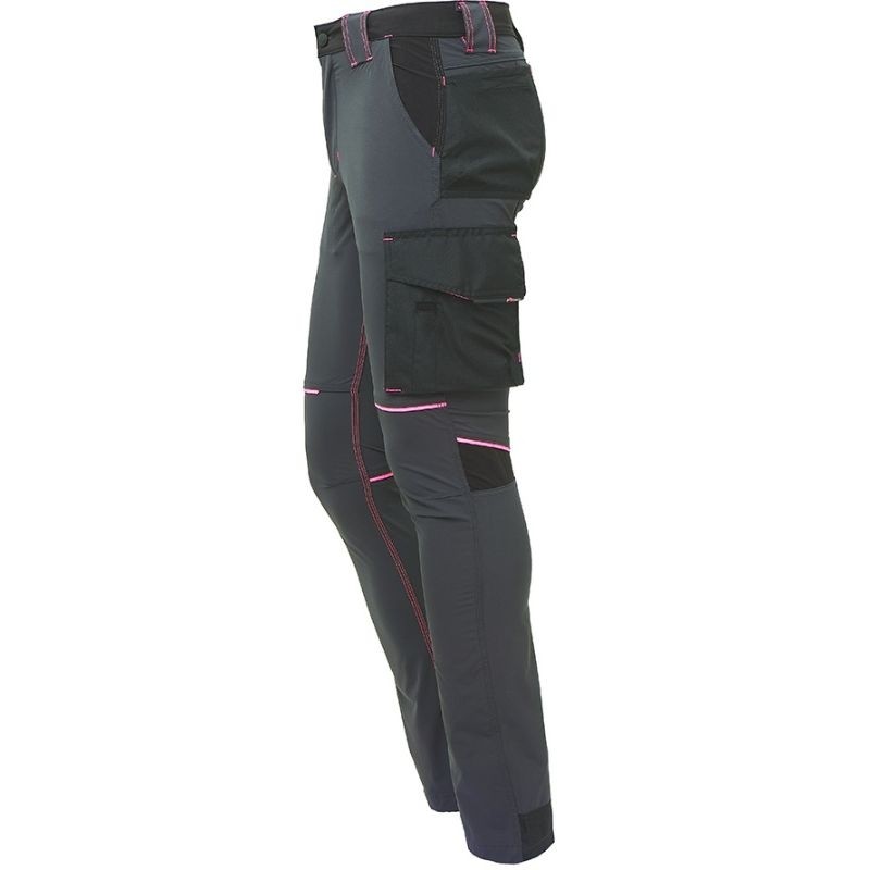 Pantaloni da Lavoro Stretch Elasticizzati Multitasche U-Power World Donna