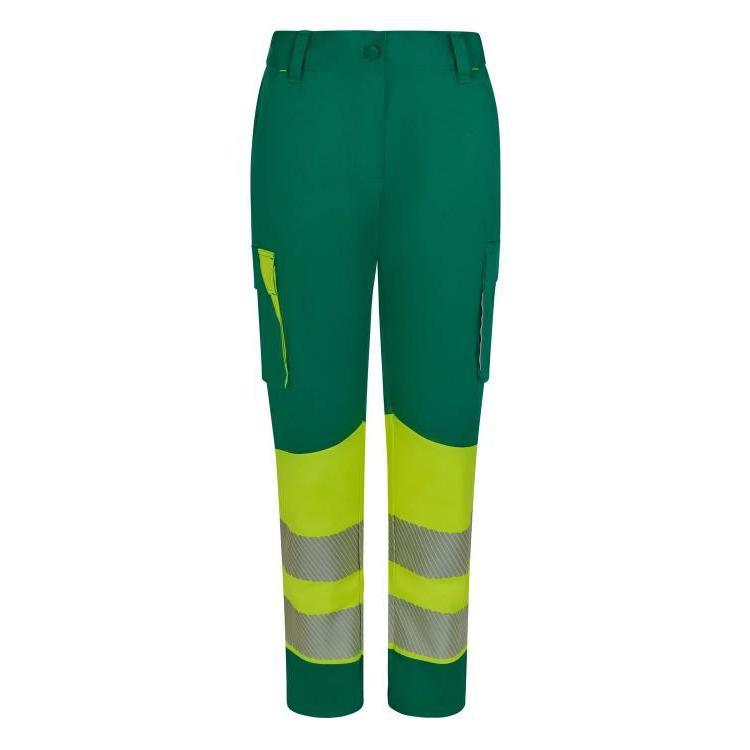 Pantaloni da Lavoro Velilla Alta Visibilit� Multitasche Stretch Bicolore 303032S