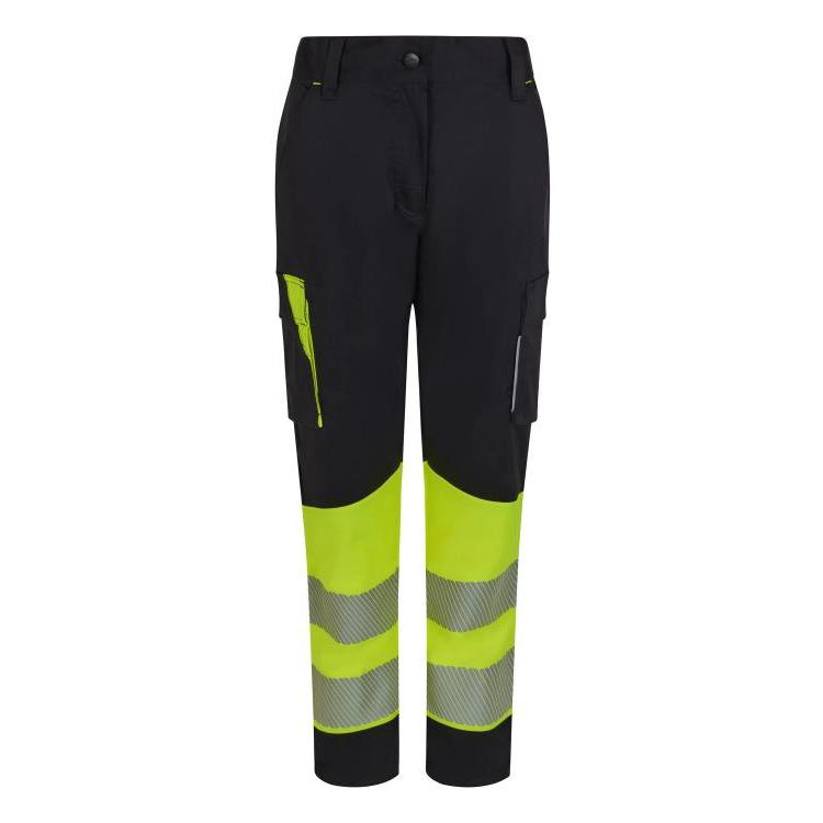 Pantaloni da Lavoro Velilla Alta Visibilit� Multitasche Stretch Bicolore 303032S