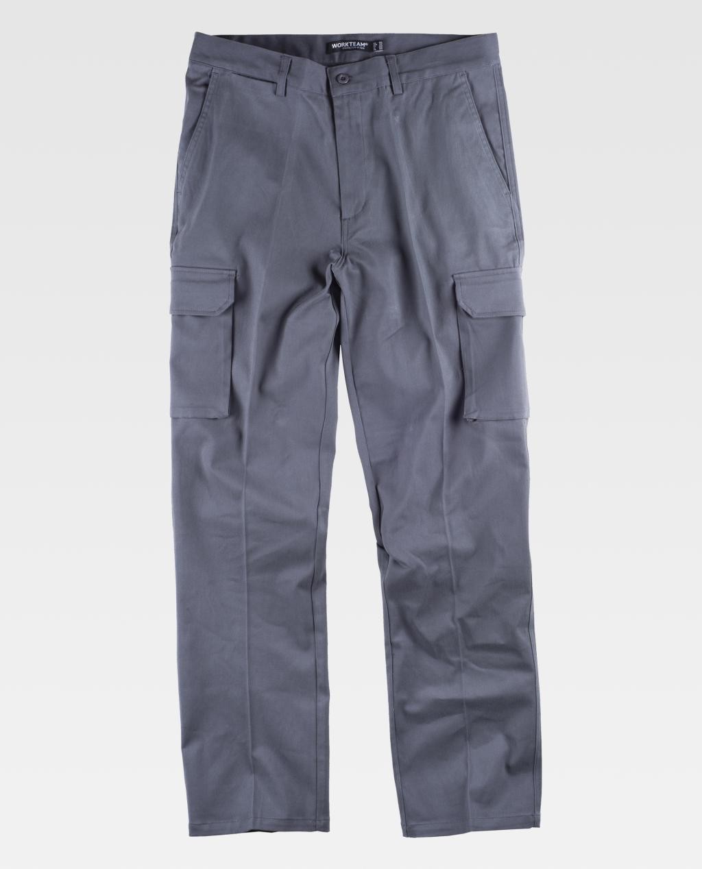 Pantaloni da Lavoro Workteam Retto Multitasche B1421