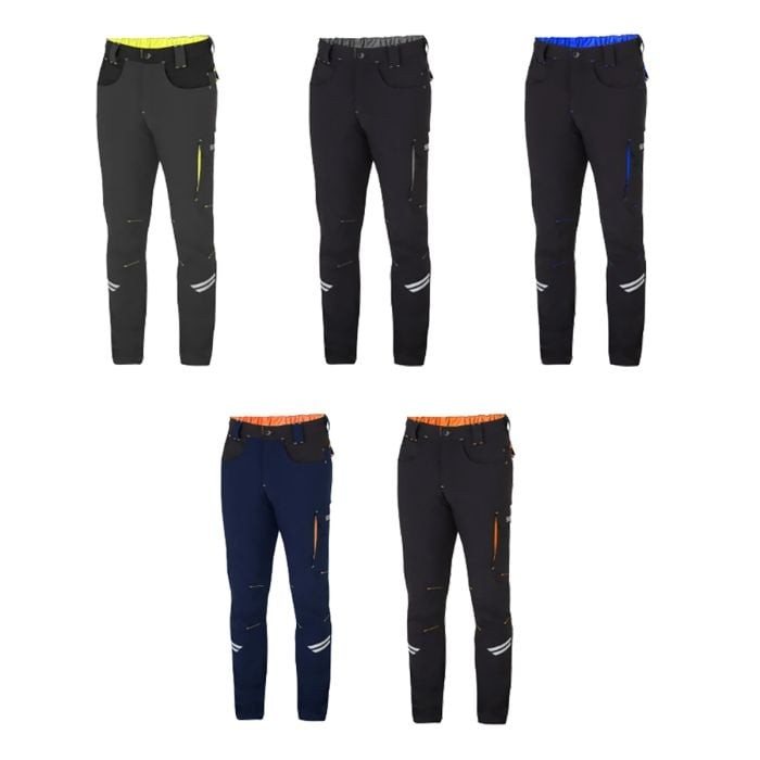 Pantaloni tecnici da lavoro Stretch Multitasche leggeri Sparco Kansas 02425