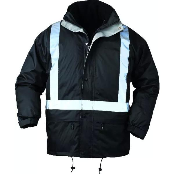 Parka 4 in 1 Coverguard BODYGUARD II 5BODN: 100% PES Spalmato PVC- Nero