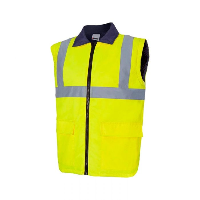 Parka bicolore 4 in 1 da Lavoro Alta Visibilit� Multitasche Velilla 306003