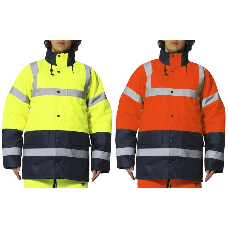 Parka da lavoro Alta visibilit� Multitasche Impermeabile Tessino Issa Line 04641