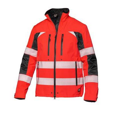 Parka da Lavoro Alta Visibilit� Multitasche Impermeabile Zip Intera con Cappuccio Action Siggi 07GI0498