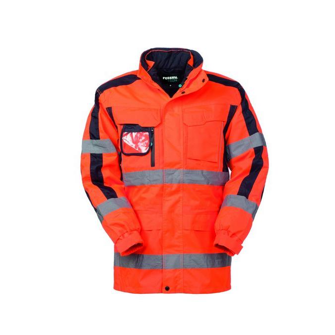 Parka da Lavoro Multitasche Alta Visibilit� Rossini Fresnel Hi-Vis HH225