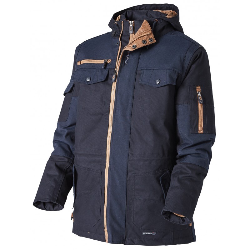 Parka trapuntato da Lavoro Impermeabile 100% Cotone Multitasche Molinel Mix & Match 0280.9999.158