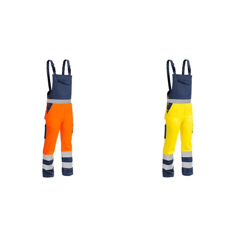 Pettorina da Lavoro Alta Visibilit� Bicolore Multitasche Sottozero 2530