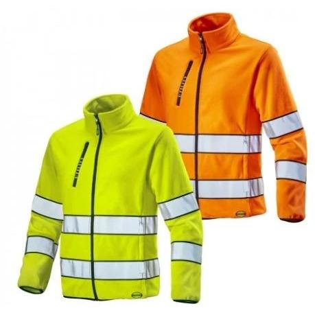 Pile da lavoro full zip alta visibilit� Sweat Pile HV 702.172119