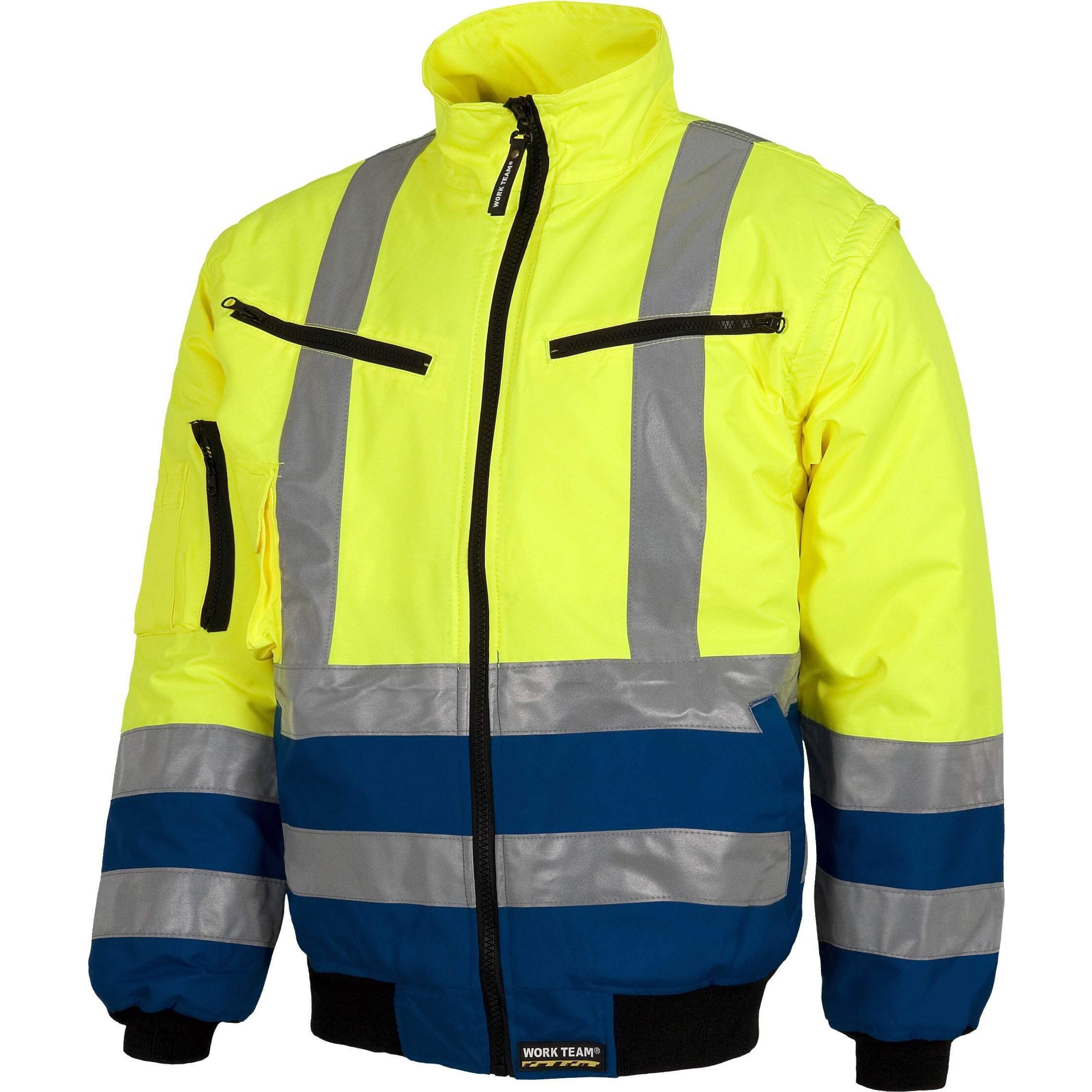 Pilot Giubbotto alta visibilit� Imbottito con maniche staccabili Workteam - C3740
