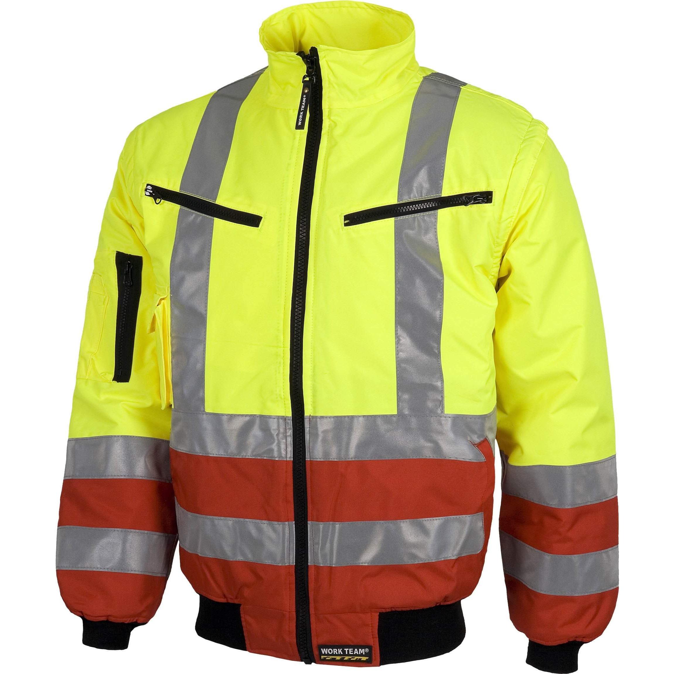 Pilot Giubbotto alta visibilit� Imbottito con maniche staccabili Workteam - C3740