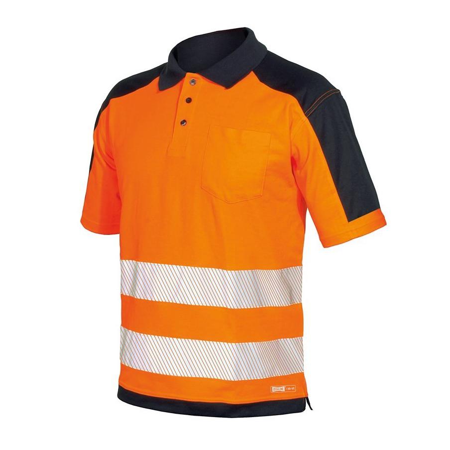 Polo Alta Visibilit� con bande segmentate termosaldate Issa Line HV 08190N