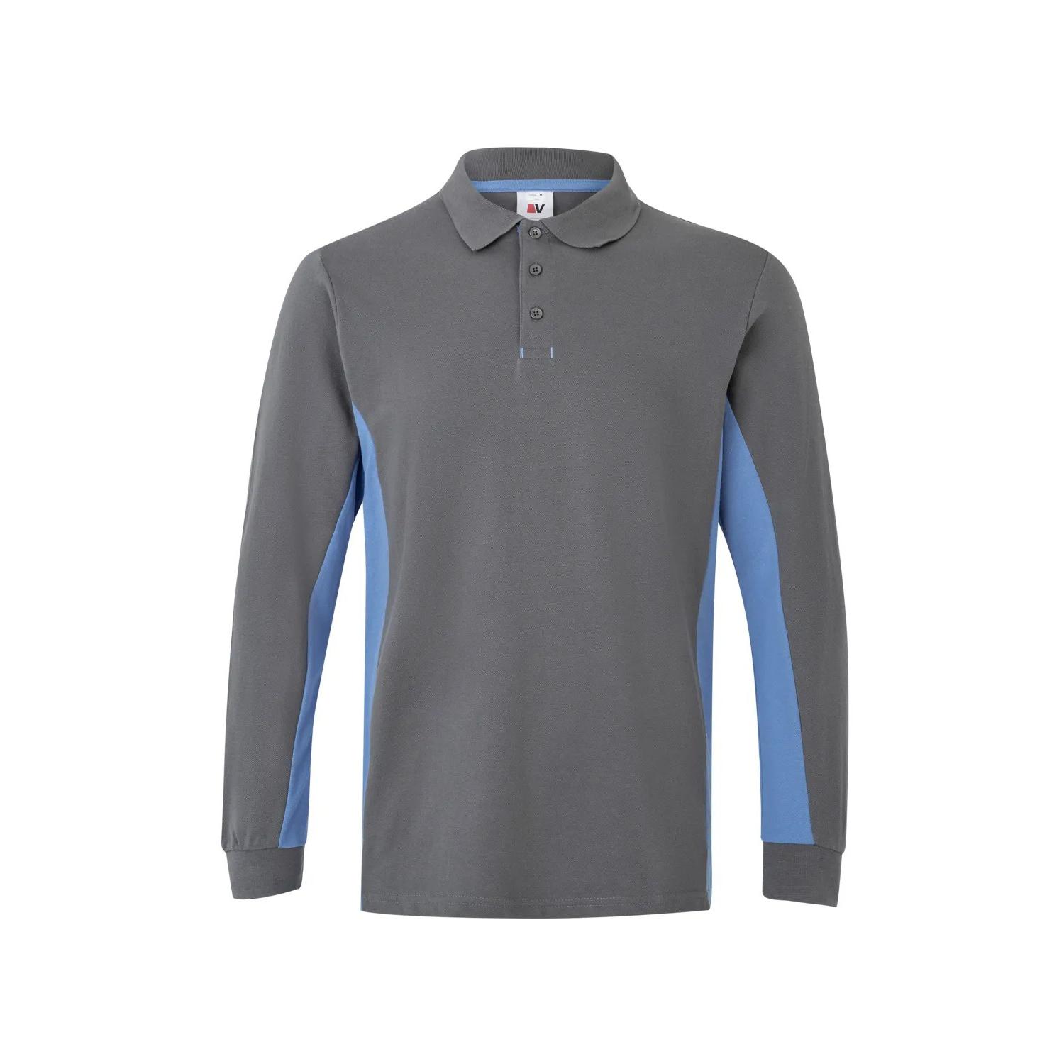 Polo bicolore manica lunga da Lavoro Velilla 105514