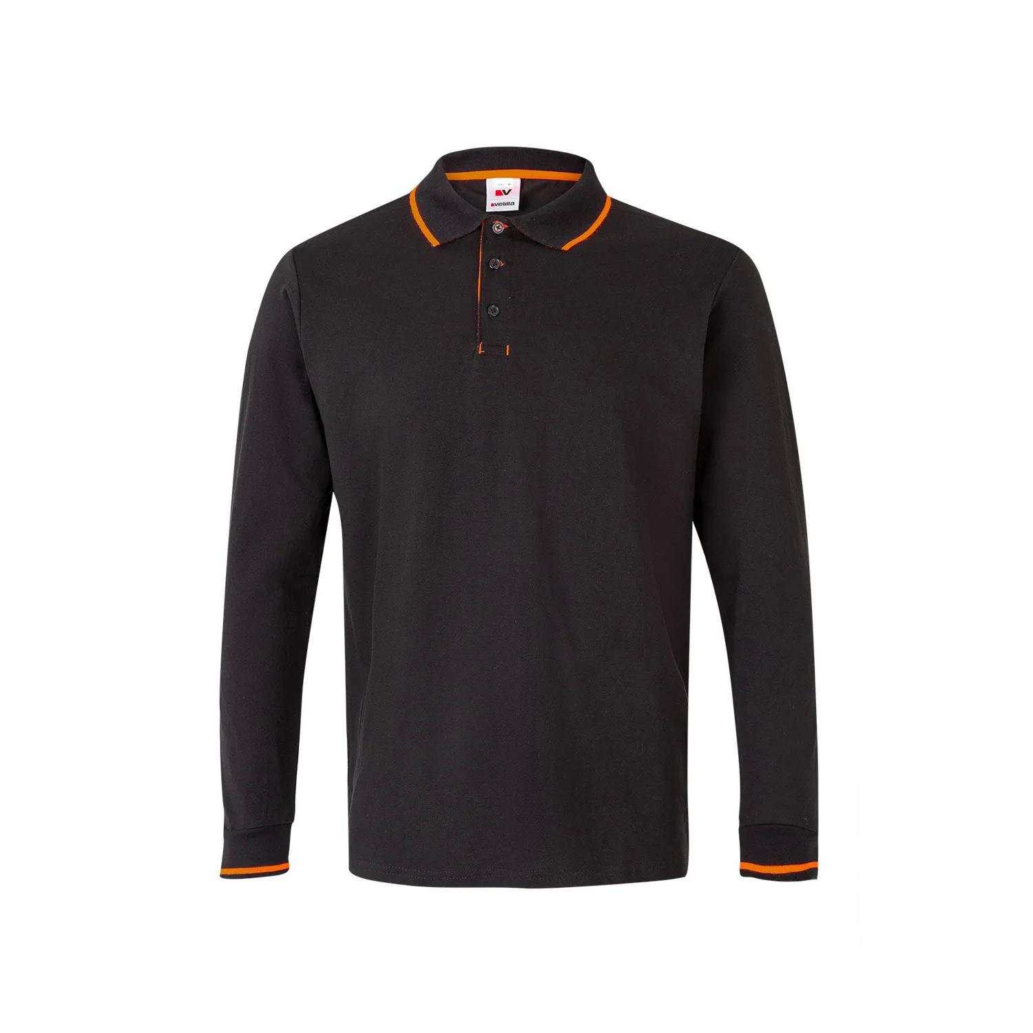 Polo bicolore manica lunga da Lavoro Velilla 105515