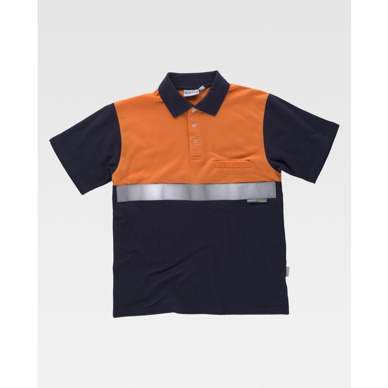 Polo da Lavoro 100% Cotone Alta Visibilit� C3841 - Workteam