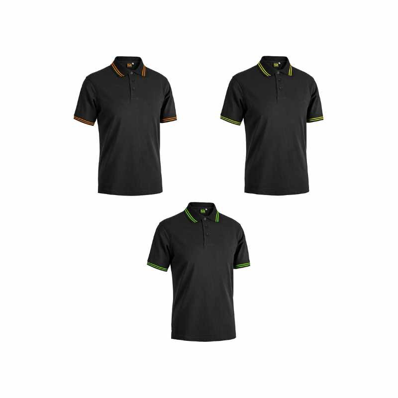 Polo da Lavoro 100% Cotone Sottozero Smith Black Line E0486
