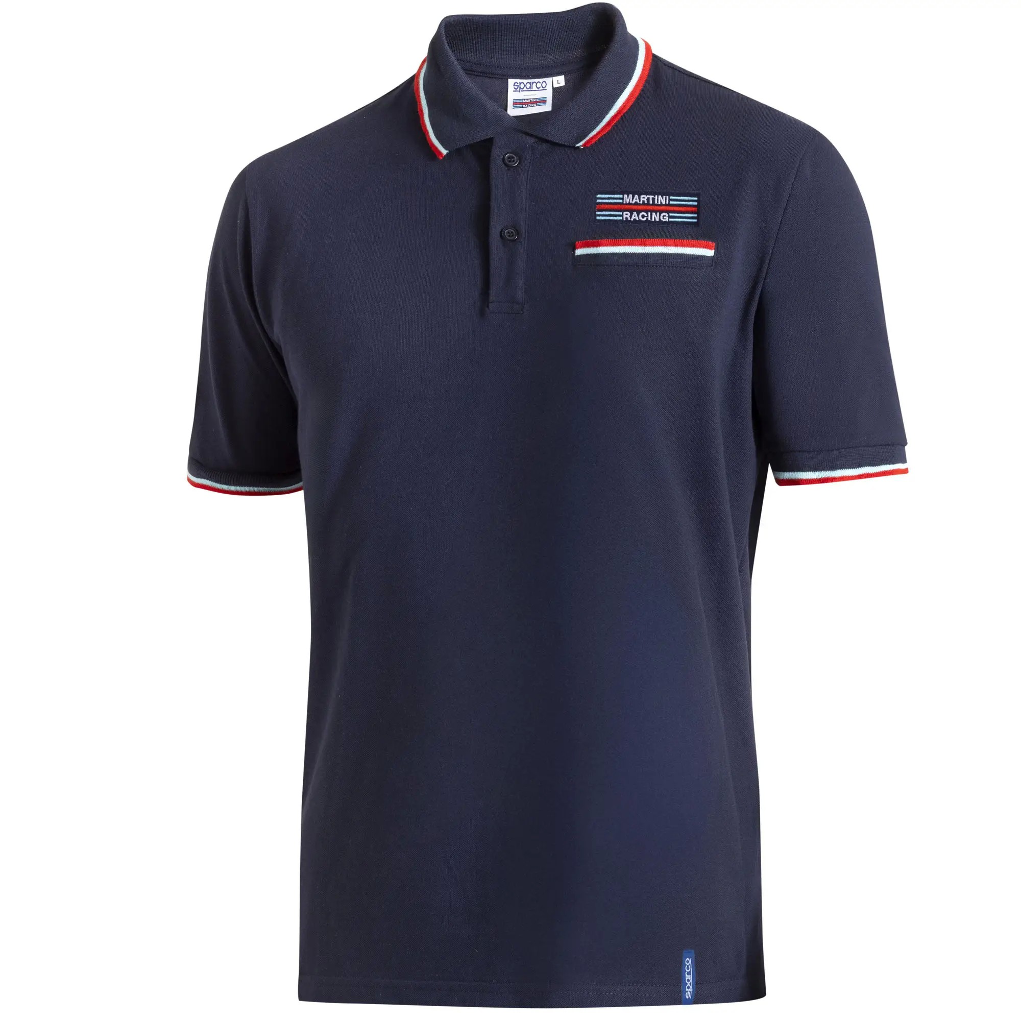Polo da Lavoro 100% Cotone Sparco Martini Racing Pocket BML0009-D0