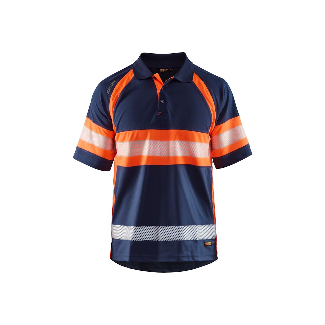 Polo da Lavoro Alta Visibilit� Blaklader protezione raggi UV maniche corte 333810518933L