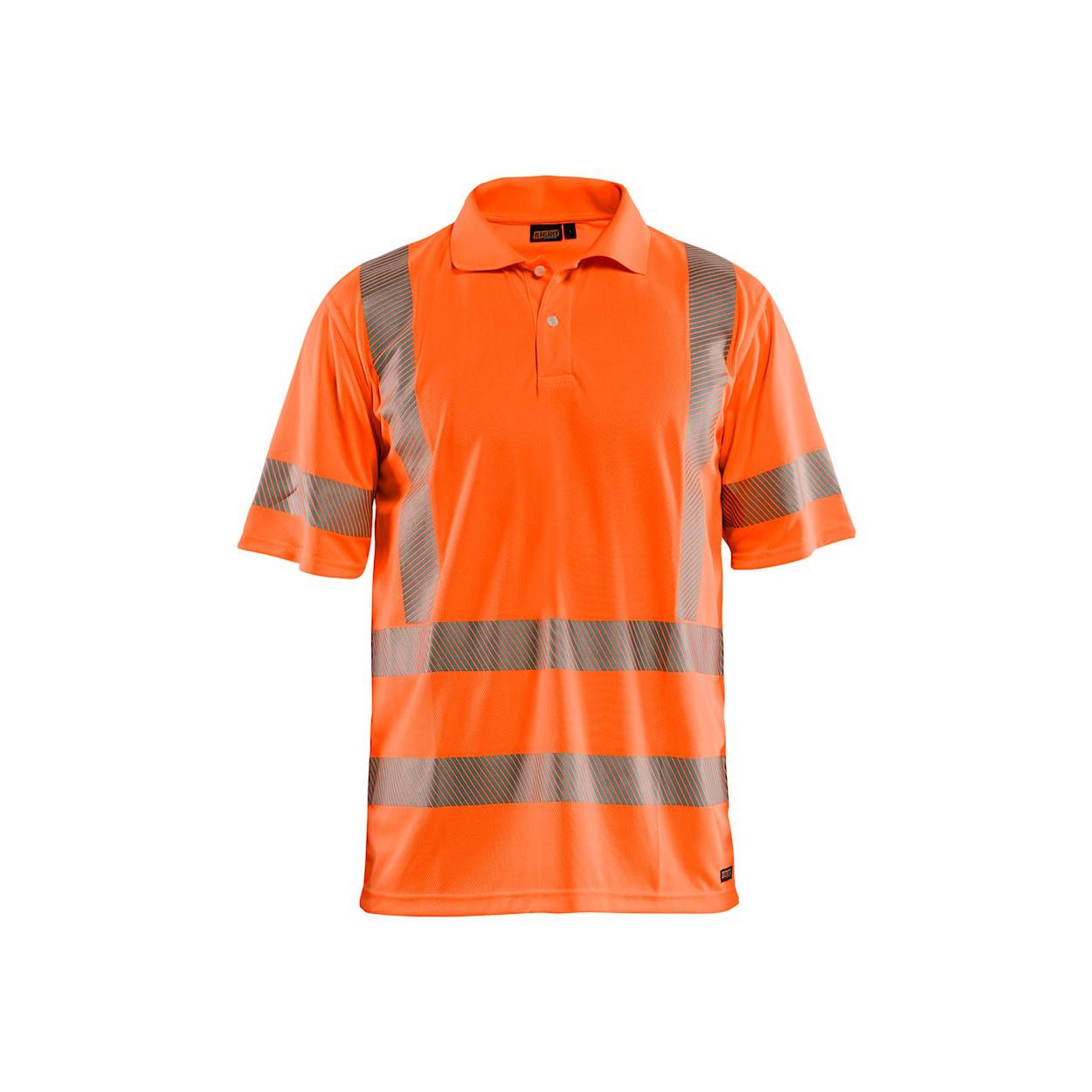 Polo da Lavoro Alta Visibilit� Blaklader protezione raggi UV maniche corte 342810133300L