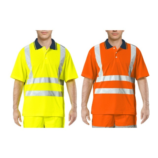 Polo Da Lavoro Alta Visibilit� Issa Line Hi Vis 08184NPL