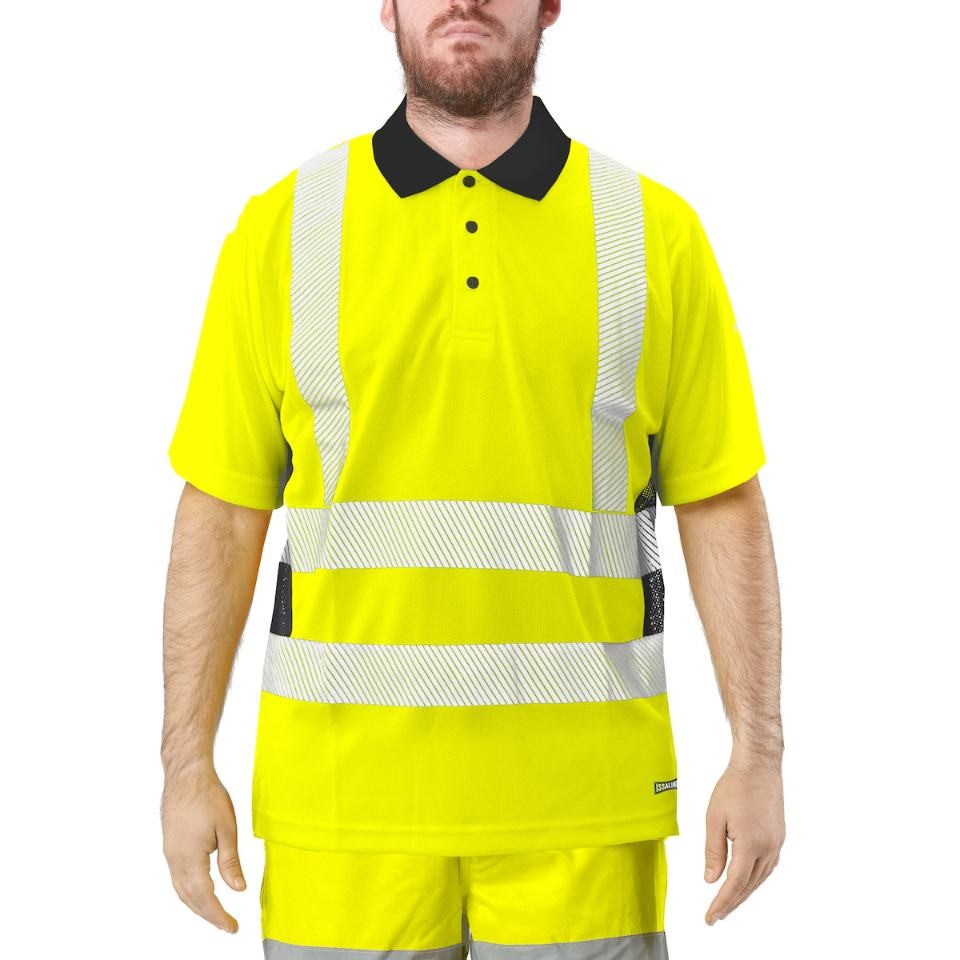 Polo Da Lavoro Alta Visibilit� Issa Line Lumivert Hi Vis 8191