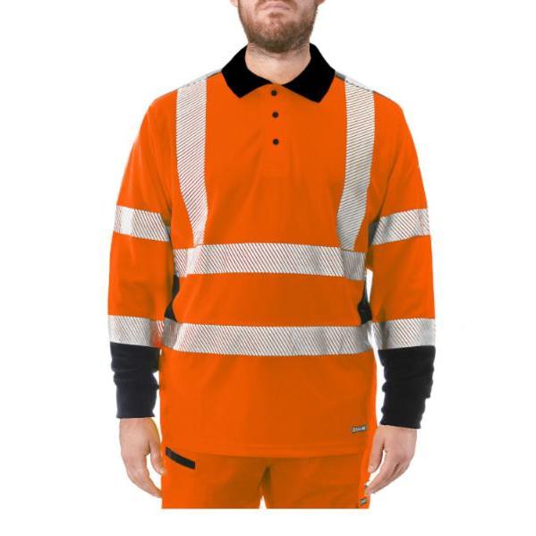 Polo Da Lavoro Alta Visibilit� Issa Line Raylong Hi Vis 8195