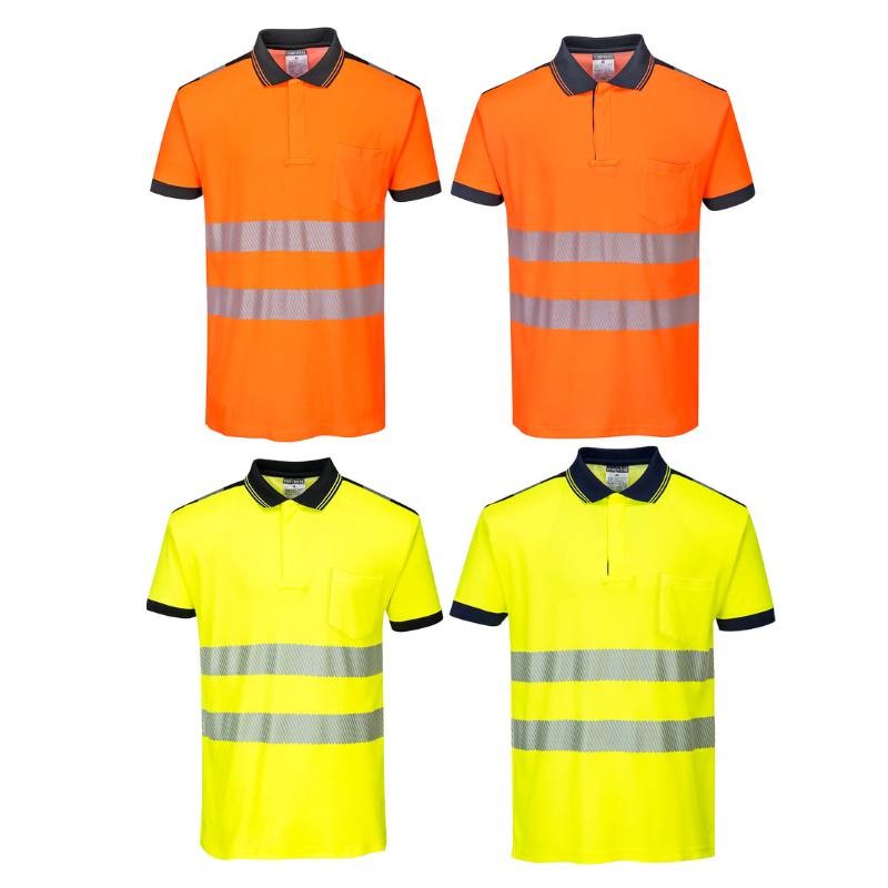 Polo da Lavoro Alta Visibilit� PW3 Portwest T180