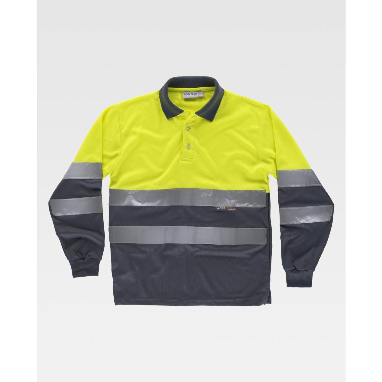 Polo da Lavoro Combinata Alta Visibilit� C3870 - Workteam