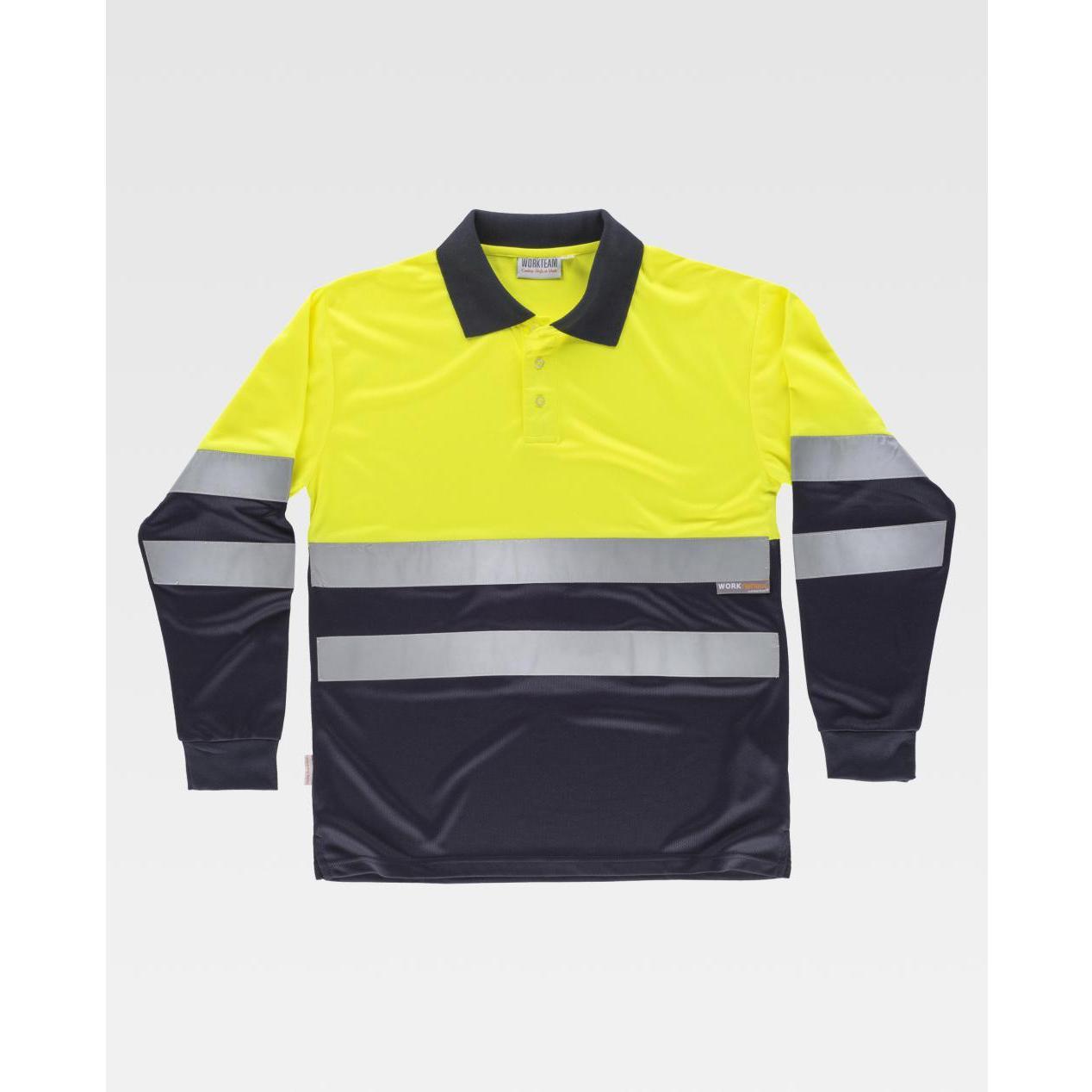 Polo da Lavoro Combinata Alta Visibilit� C3870 - Workteam