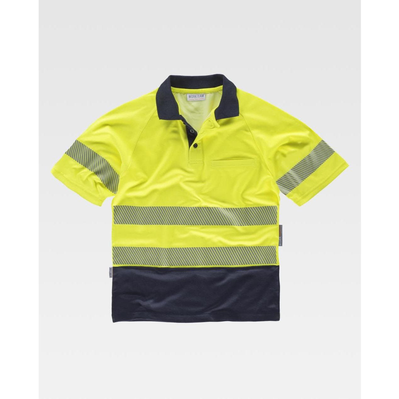 Polo da Lavoro Combinata Alta Visibilit� C3895 - Workteam