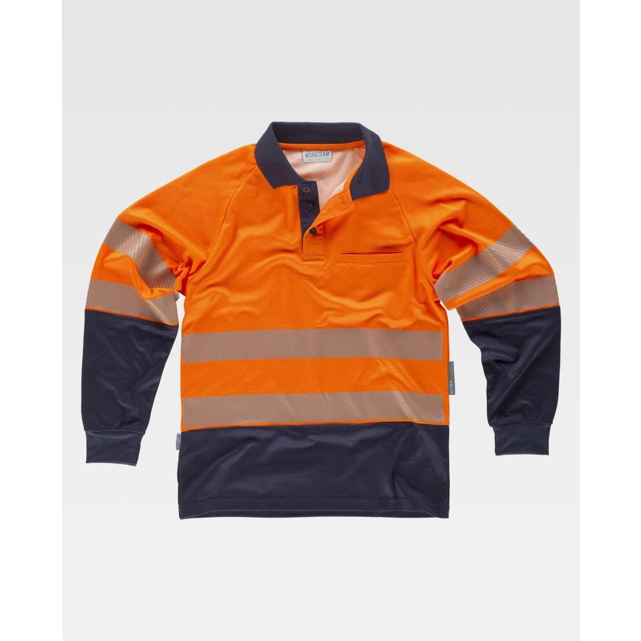 Polo da Lavoro Combinata M/L Alta Visibilit� C3896 - Workteam