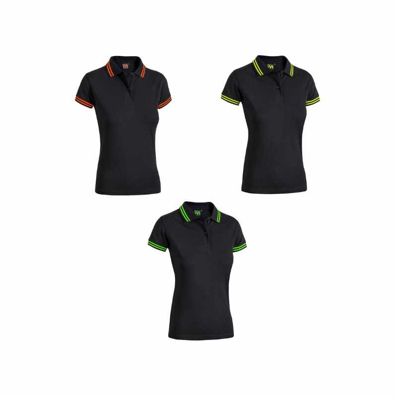 Polo da Lavoro da Donna Stretch Sottozero Sissi Black Line E0489