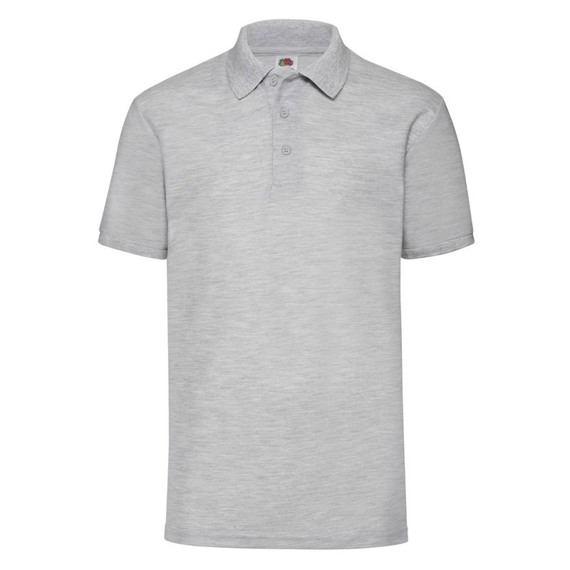 Polo da Lavoro Fruit of The Loom a Manica Corta e Cuciture Laterali FR634020