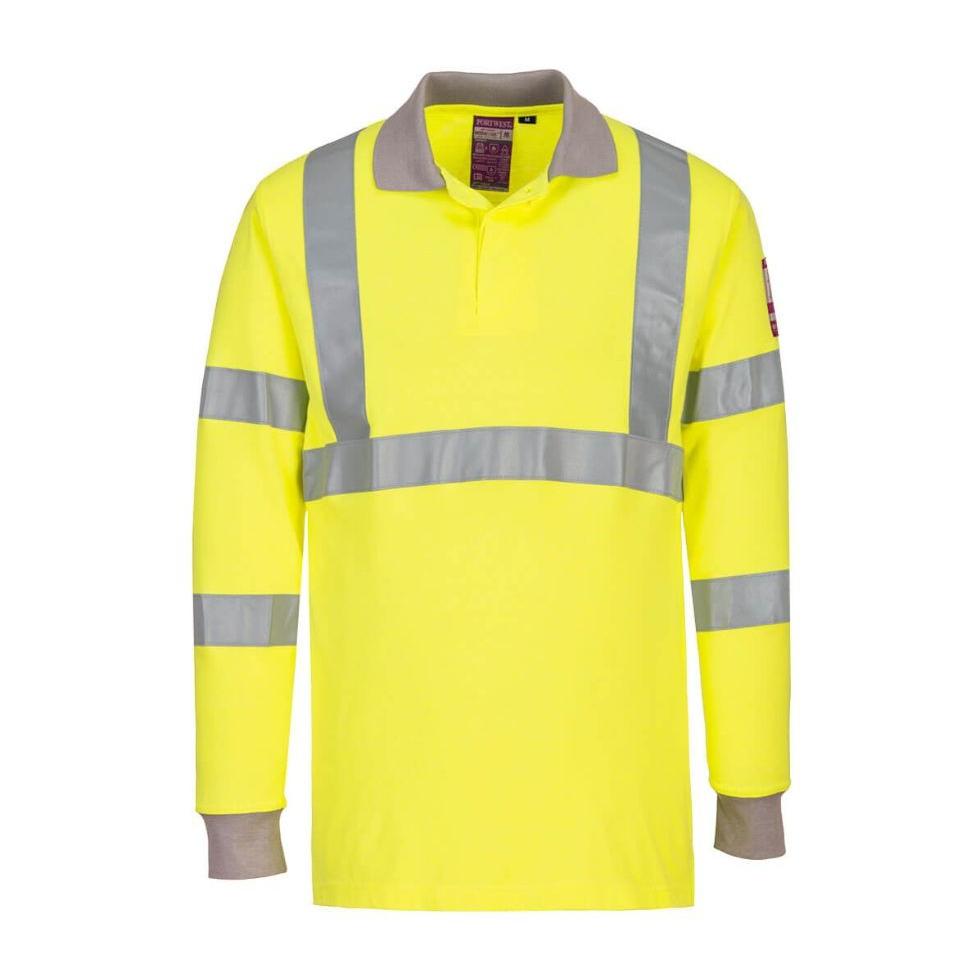 Polo da Lavoro Ignifuga Alta Visibilit� Portwest FR77