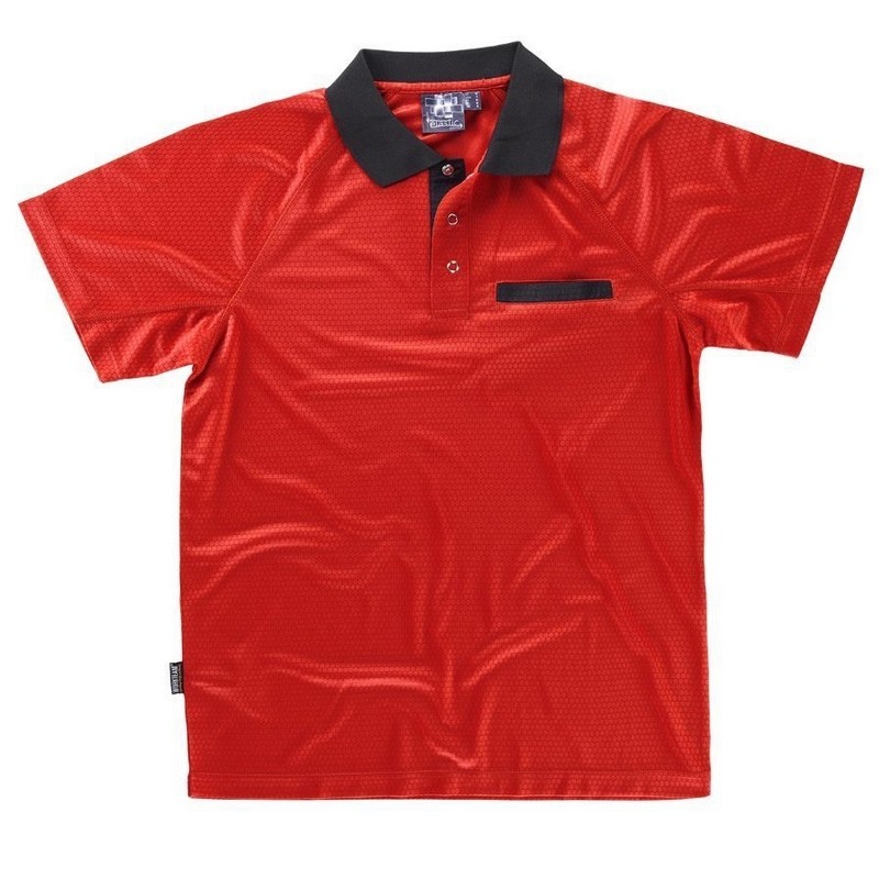 Polo da lavoro in poliestere manica corta - Workteam