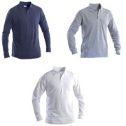 Polo da lavoro manica lunga 100% cotone pettinato P&P Loyal STP35 102