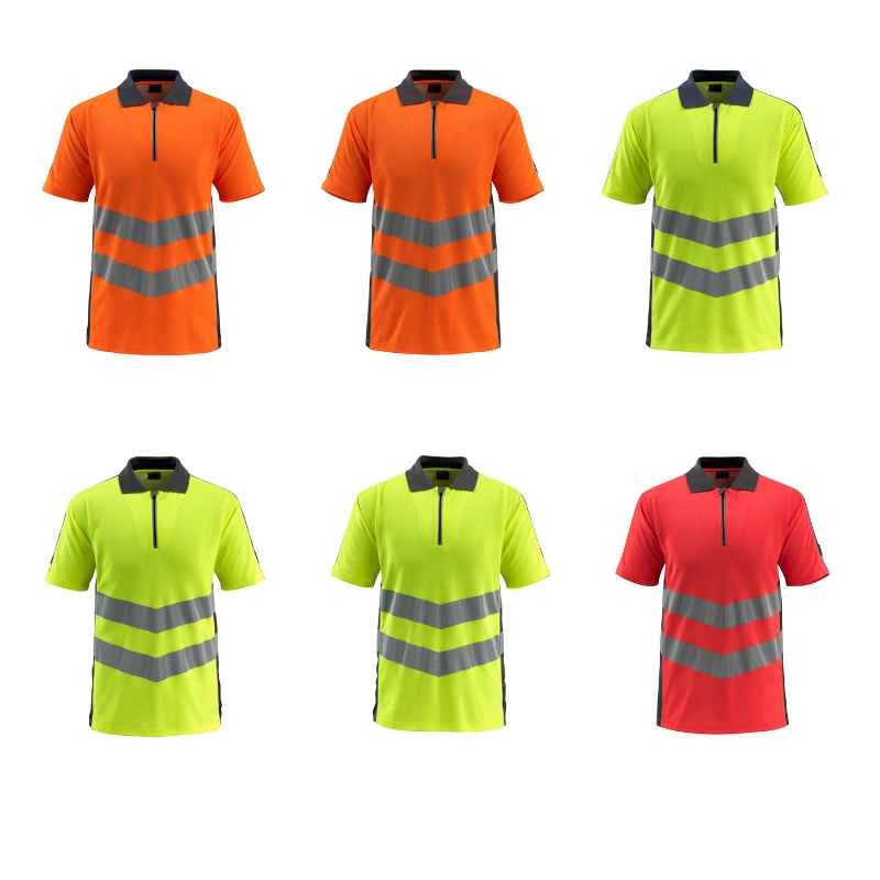 Polo da Lavoro Mezza Zip Alta visibilit� Murton Mascot 50130-933