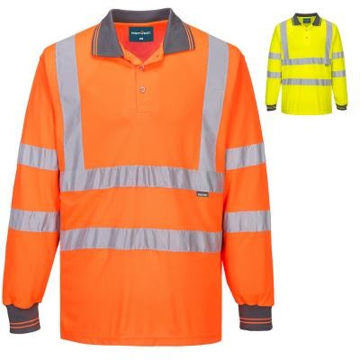 Polo da Lavoro Portwest ES277 Alta Visibilit� Manica Lunga