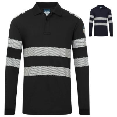 Polo da Lavoro Portwest FR733 Alta Visibilit� Manica Lunga Ignifuga