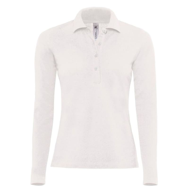 Polo Da Lavoro Safran Pure LSL da Donna Manica Lunga B&C Collection - BCPW456