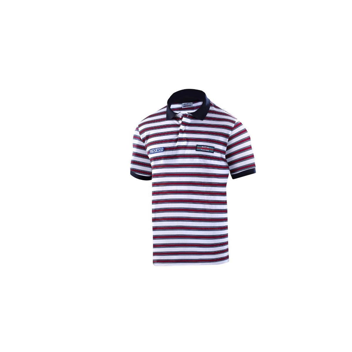 Polo da lavoro Sparco Replica Striped Martini Racing 01396